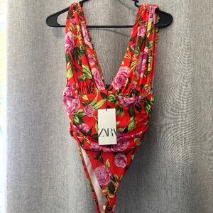 Zara Floral Bodysuit